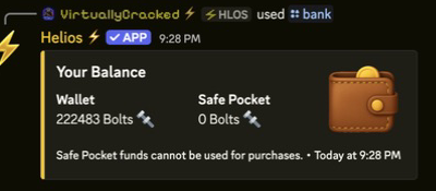 Player wallet and safe-pocket balance