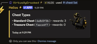 Configured chest types in Discord